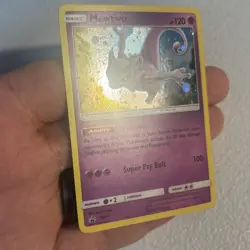 Mewtwo Holo Black Star Promo SM77 - Sun and Moon Pokemon TCG Foil - Image 4