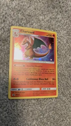 Pokemon TCG Charizard SM Black Star Promo Holo Card SM226 English-NM condition - Image 2