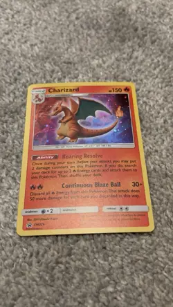 Pokemon TCG Charizard SM Black Star Promo Holo Card SM226 English-NM condition - Image 4