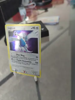 Lugia LV. 43 Pokemon Holo Rare Card 14/132 Secret Wonders Series HP-DMG - Image 2