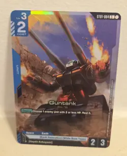 Gundam Card Game [ENGLISH] Guntank - ST01 - 004 C+ Foil - Image 1