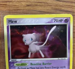 Mew Rare Holo POP Series 4 004/017 Pokemon TCG 2006 Psychic Card - Image 2