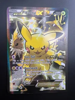 Pikachu EX - XY124 - Pokemon XY Promo Ultra Rare Card LP - Image 1