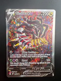 Giratina V - 186/196 - Pokemon Lost Origins Alternate Art Rare Card NM - Image 1