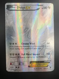 Dialga EX - 122/119 - Pokemon Phantom Forces XY Secret Rare Card HP - Image 1