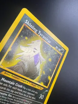 Shining Tyranitar - 113/105 - Pokemon Neo Destiny Unlimited Holo Rare Card NM - Image 2