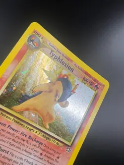 Typhlosion - 17/111 - Pokemon Neo Genesis Unlimited Holo Rare Card WOTC NM - Image 2