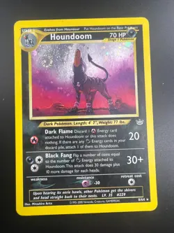 Houndoom - 8/64 - Pokemon Neo Revelation Unlimited Holo Rare Card WOTC LP - Image 1