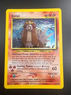 Entei - 6/64 - Pokemon Neo Revelation Unlimited Holo Rare Card WOTC LP - Image 1