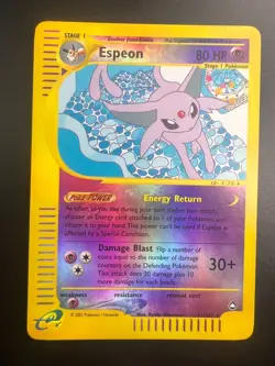 Espeon - 11/147 - Pokemon Aquapolis Reverse Holo Rare Card NM - Image 1