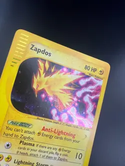 Zapdos - H32/H32 - Pokemon Aquapolis Holo Rare Card NM - Image 2