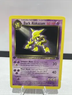 Pokemon TCG Dark Alakazam Card 18/82 1st Edition Non Holo Rare - Near Mint! - Image 3