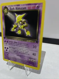 Pokemon TCG Dark Alakazam Card 18/82 1st Edition Non Holo Rare - Near Mint! - Image 4