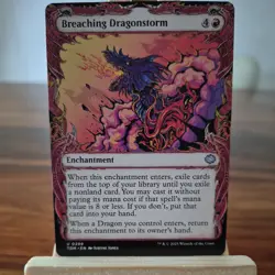 MTG Breaching Dragonstorm Showcase Card 0299 TDM NM Condition - Image 1