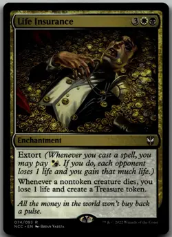 Life Insurance R Commander: Streets of New Capenna 74 LP - Image 1