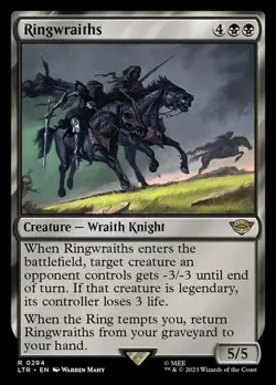 Ringwraiths #284 (NM) Lord of the Rings LTR Magic MTG - Image 1