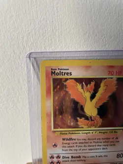 Pokemon Moltres 12/62 Holo, Fossil Set 1999 - Image 2