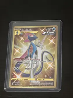 Pokemon - Inteleon - 227/203 - SWSH Evolving Skies - Gold Secret Rare - Image 1