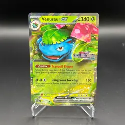 Venusaur EX Stellar Crown Stamped Pokemon TCG SCR 001/142 Englisch Near Mint - Image 1