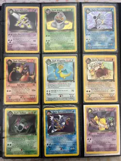 Pokemon Team Rocket Complete Set 83/82 Unlimited RARE MP to HP Condition - Image 1