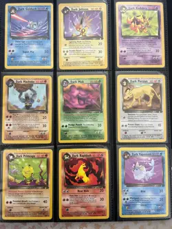 Pokemon Team Rocket Complete Set 83/82 Unlimited RARE MP to HP Condition - Image 5