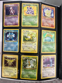 Pokemon Base Set Complete Set 102/102 Unlimited RARE LP to NM Condition - Image 2