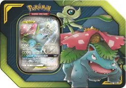 Pokemon TCG Celebi & Venusaur GX Tin Sealed - Image 1