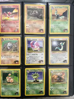 Pokemon Gym Heroes Complete Set 132/132 Unlimited + 1st Edition LP to NM - Image 5