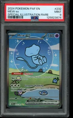 PSA 9 MINT Pokemon Mew ex Paradox Rift Special Illustration Rare 232/091 - Image 1