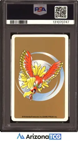 Pokemon Gold 2000 Poliwrath 062 4 Of Diamonds Playing Card Japanese PSA 9 - Image 2