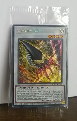 YUGIOH - Armory Arm - HAC1-EN176 - Secret Rare - Limited Edition - SEALED - Image 1