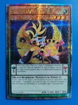 NM Yugioh Lunalight Tiger RA04-EN020 Quarter Century Secret Rare 1st Edition - Image 1