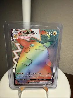 Pokemon Pikachu VMAX 188/185 Vivid Voltage 2020 Secret Rainbow Rare Card TCG - Image 1