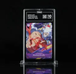2024 One Piece CCG Monkey.D.Luffy P-041 Emotion TAG GEM MINT 10 1st GRADEDU - Image 1