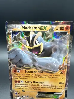 Machamp EX XY108 Black Star Promo Holo Pokemon Card - Image 2
