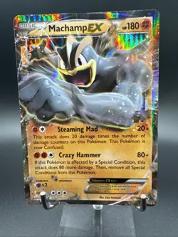 Machamp EX XY108 Black Star Promo Holo Pokemon Card - Image 3
