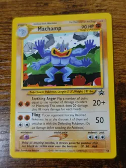 Machamp Black Star Promo 43 Pokemon Card VLP-NM - Image 1