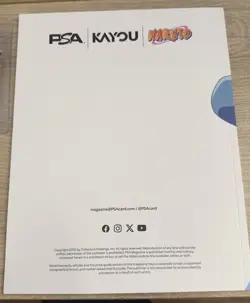 PSA Magazine December 2025 x Kayou Exclusive NARUTO Uzumaki WITH PROMO CARD NEW - Image 2