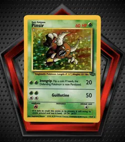 Pinsir 1999 Pokemon Unlimited Jungle Holo Rare 9/64 TCG NM - Image 1