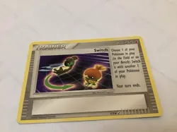 Pokemon Trading Figure Game Trainer Switch Card 6/8 - Image 2
