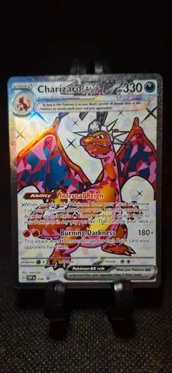 Charizard ex SVP 056 Scarlet Violet Black Star Promo Full Art Pokemon TCG NM - Image 1