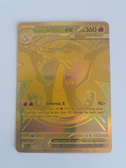 Pokemon TCG Mega Charizard X EX 130/094 Gold Hyper Rare Phantasmal Flames, Fresh - Image 3