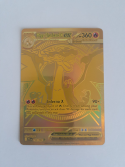 Pokemon TCG Mega Charizard X EX 130/094 Gold Hyper Rare Phantasmal Flames, Fresh - Image 4