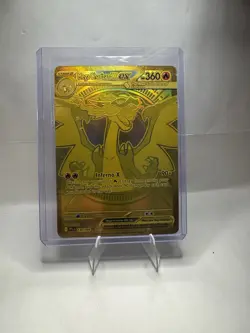 Pokemon TCG Mega Charizard X ex Gold Mega Hyper Rare 130/094 Phantasmal Flames - Image 1