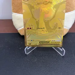 🔥POKEMON TCG MEGA CHARIZARD X EX 130/094 PHANTASMAL FLAMES GOLD MEGA HYPER RARE - Image 5
