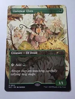 Llanowar Elves, NON-FOIL - Secret Lair Encyclopedia of Magic A-Z MTG NM Card - Image 1