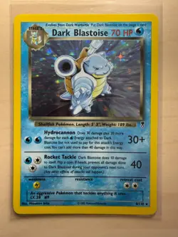 Dark Blastoise 4/110 Legendary Collection Holo Pokemon Card - Image 1
