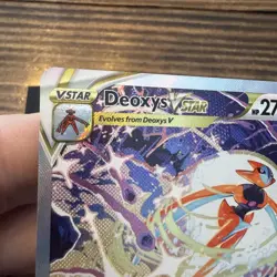 Deoxys VSTAR GG46/GG70 Crown Zenith: Galarian Gallery Holo Full Art Pokemon Card - Image 3