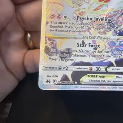 Deoxys VSTAR GG46/GG70 Crown Zenith: Galarian Gallery Holo Full Art Pokemon Card - Image 5