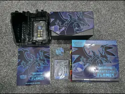 Pokemon TCG Phantasmal Flames Elite Trainer Box - Opened - No Cards - Image 1
